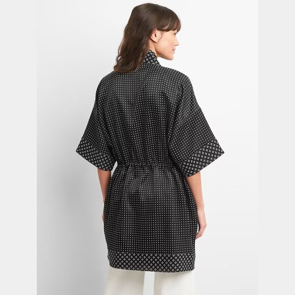 GAP Mix-Print Topper Jacket Black L/XL - Picture 6 of 9